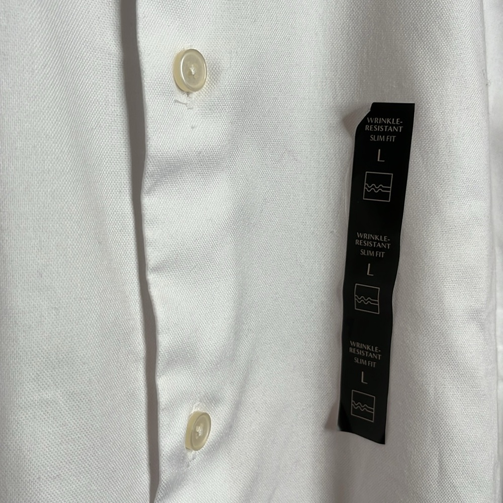 NWT Banana Republic Men's White Dress Shirt 0170 - Picture 4 of 8